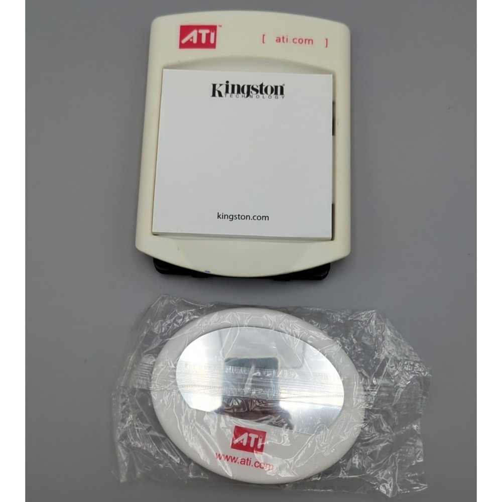 ATi Video Card Sticky Note Desk VTG SWAG Plastic Advertising‎ Manufacturer Promo